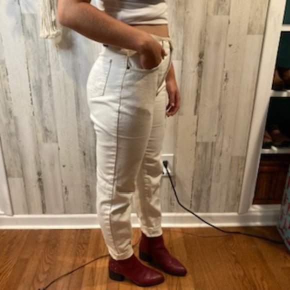 Vintage 90’s Versace Jeans Couture White Jeans - Size 29 - Picture 2 of 16